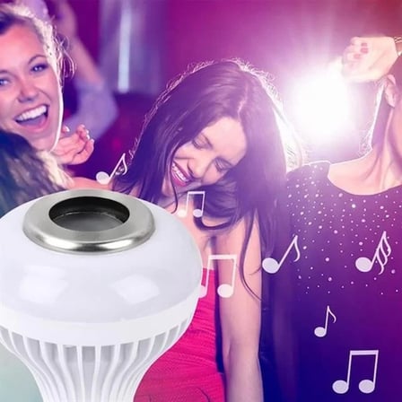 Sh Ledx Al-spkr Kumandalı Bluetooth Hoparlör Ampul 500 Lümen Rgb Ledli E27 Lamba Najmaddin