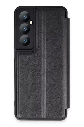Sh Newface Realme C65 Kılıf Flip Cover - Siyah Najmaddin