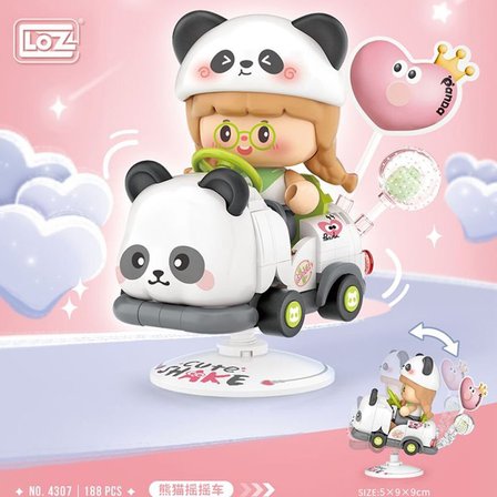 Ticaret LZ-4307 LOZ PANDA SALLANAN SÜRÜŞ 188 PARÇA BLOCK OYUNCAK Najmaddin