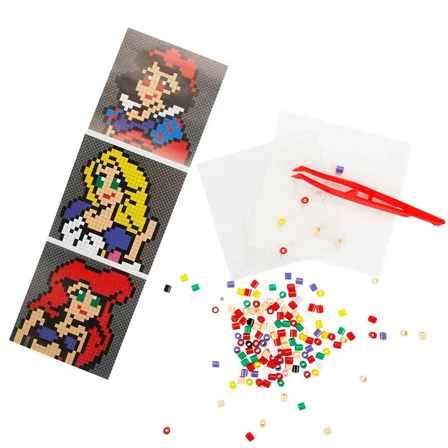 Ticaret 3in1 NessiWorld Princess Pixel Pixel Boncuk Aktivite ve Oyuncak Seti S00005169 Najmaddin