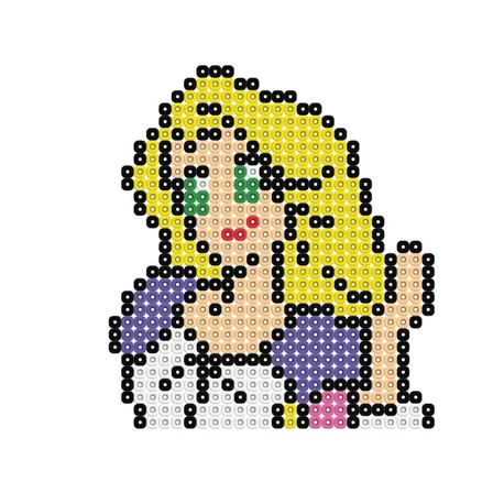 Ticaret 3in1 NessiWorld Princess Pixel Pixel Boncuk Aktivite ve Oyuncak Seti S00005169 Najmaddin
