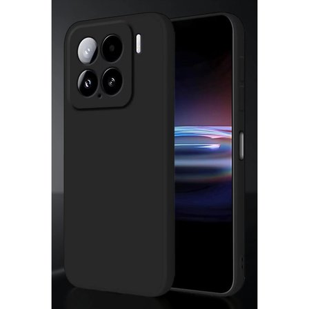 MEPA Najmaddin Xiaomi Mi 15 Pro Kılıf Nano İçi Kadife Silikon - Siyah Najmaddin
