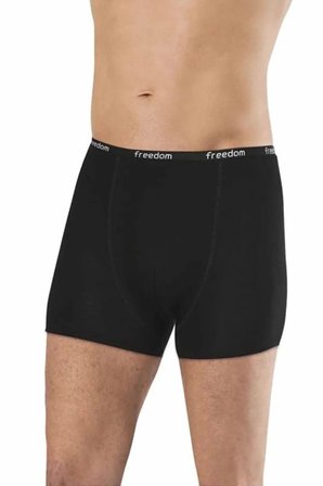 Tedar Bambu Düz Renk Erkek Boxer Siyah - 1275A Najmaddin