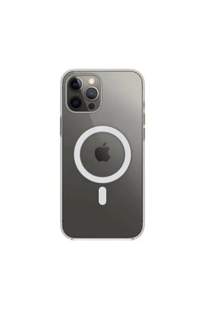Tedar Iphone 13 Kılıf Kamera Lens Korumalı Magsafe Destekli Şeffaf Darbe Emici Sert Kapak Najmaddin