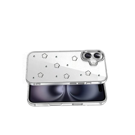Bez iPhone 16 Fiyonk Desenli Kapak - Desen 2 Najmaddin