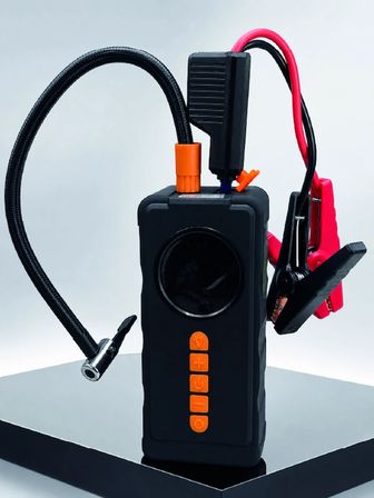 Karg Dijital Lastik Şişirme Kompresörü Akü Takviye Powerbank Led Aydınlatmalı Acil Durum Cihazı Najmaddin