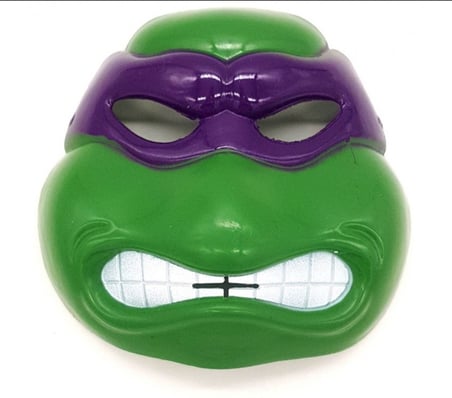 Bez Ninja Kaplumbağalar Maskesi Donatello Maskesi Najmaddin