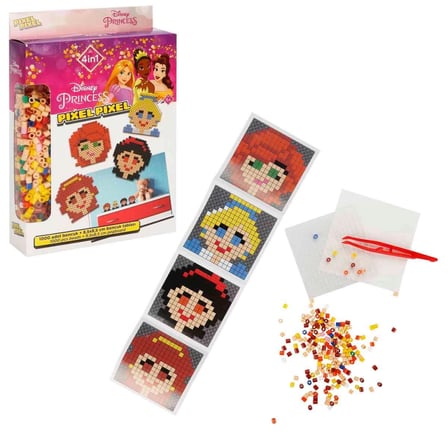 Ticaret 4in1NessiWorld Princess Pixel Pixel Boncuk Aktivite ve Oyuncak Seti Najmaddin