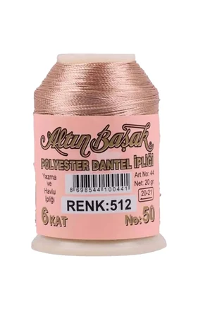 Tedar 3 Adet Altınbaşak Oya ve Dantel İpi 20 gr - Royaleks - No: 512 - 080 - 003 Najmaddin