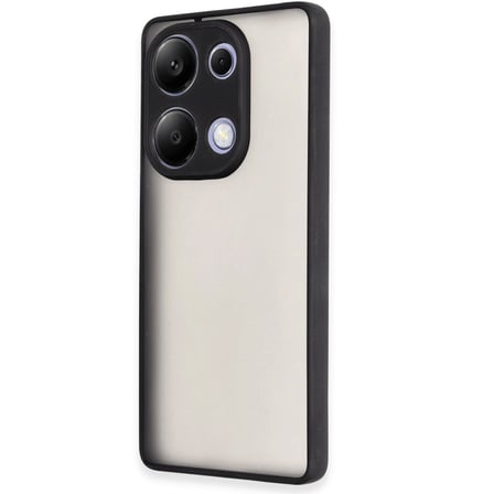 MEPA Najmaddin Xiaomi Redmi Note 13 Pro 4g Kılıf Montreal Silikon Kapak - Siyah Najmaddin