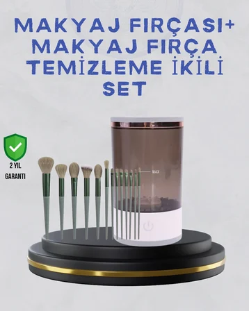 Karg Makyaj Fırçası Ve Elektrikli Fırça Temizleyici Kampanya Paketi Najmaddin