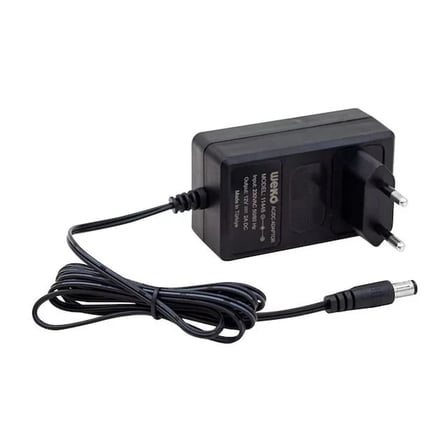 Sh Weko 12 Volt 2 Amper 24 Watt Plastik Kasa Priz Tipi Adaptör (5.5x2.5 Uçlu) Najmaddin