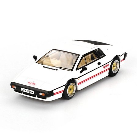 Ticaret Mini GT 1/64 Lotus Esprit Turbo White "For Your Eyes Only" Blister Paket Najmaddin