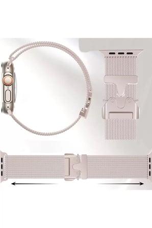 Mark Newface Apple Watch 42mm Milano Metal Kordon - Desert Najmaddin