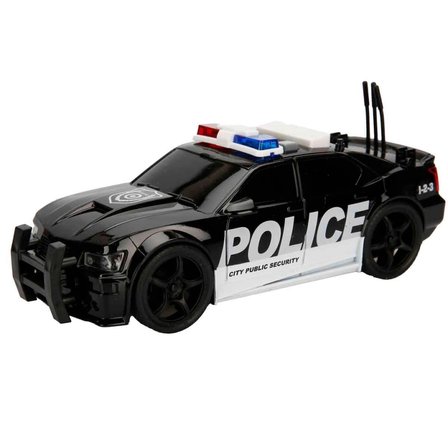 Mey Mey İthalat  1:20 Maxx Wheels Sesli ve Işıklı Polis Arabası 19 cm Najmaddin