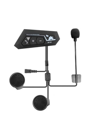 Karg Bt22 Kask Kulaklık Bluetooth Motosiklet Kulaklık 5.0 Bluetooth Interkom Motorsiklet Kulaklık Najmaddin
