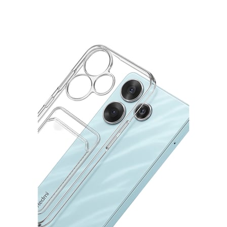 MEPA Najmaddin Xiaomi Redmi 13 4g Kılıf Kart Şeffaf Silikon - Şeffaf Najmaddin