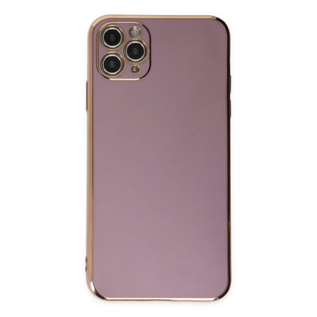 Bez iPhone 11 Pro Max Kılıf Volet Silikon - Mor Najmaddin