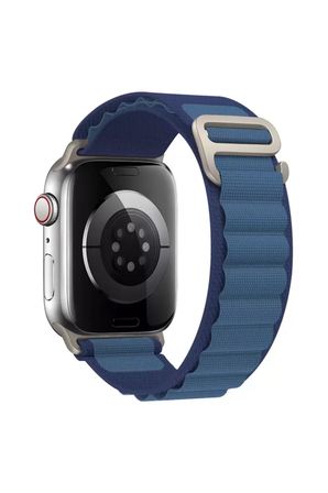Mark Newface Apple Watch 38mm Mountain Kordon - Lacivert Najmaddin