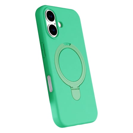 Bez iPhone 16 Regal Magsafe Standlı Kapak - Yeşil Najmaddin