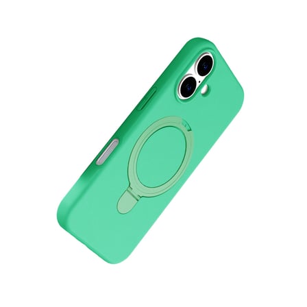 Bez iPhone 16 Regal Magsafe Standlı Kapak - Yeşil Najmaddin