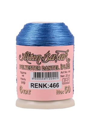 Tedar 3 Adet Altınbaşak Oya ve Dantel İpi 20 gr - Royaleks - No: 466 Najmaddin