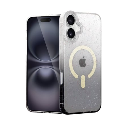 Bez iPhone 16 Plus Pummel Shiny Magsafe Kapak - Siyah Najmaddin
