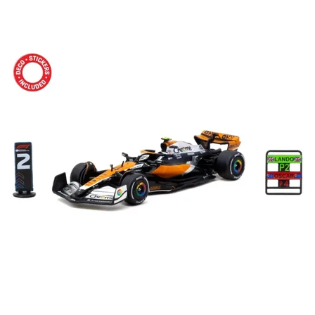 Ticaret 1/64 Model Araç MCL60 British Grand Prix 2023 Lando Norris -  X iXO Models Najmaddin