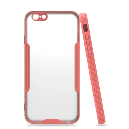 Bez iPhone 6 Kılıf Platin Silikon - Pembe Najmaddin