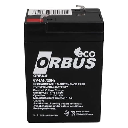 Sh Energy Mustang 6 Volt 4 Amper Kuru Işıldak Aküsü (70x48x101 Mm) Najmaddin