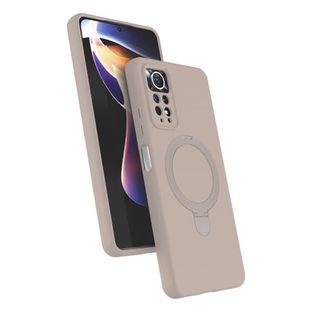 Bez Redmi Note 12 Pro 4G Regal Magsafe Standlı Kapak - Çöl Titanyum Najmaddin