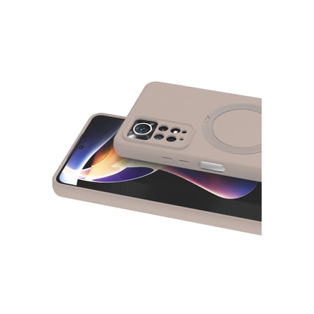 Bez Redmi Note 12 Pro 4G Regal Magsafe Standlı Kapak - Çöl Titanyum Najmaddin