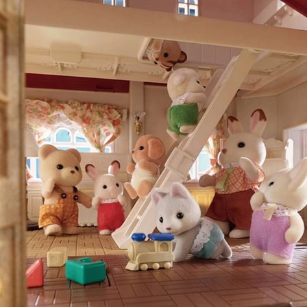 Ticaret  Sylvanian Families Oyun Odalı Işıklı Şehir Evi 5708 Najmaddin