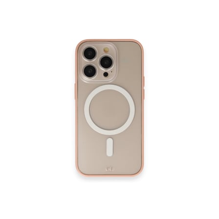 Bez iPhone 14 Pro Max Kılıf Grand Magneticsafe Kapak - Pembe Najmaddin