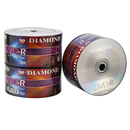 Sh Diamond Dvd-r 4.7gb 16x 120dk 50li Paket Najmaddin