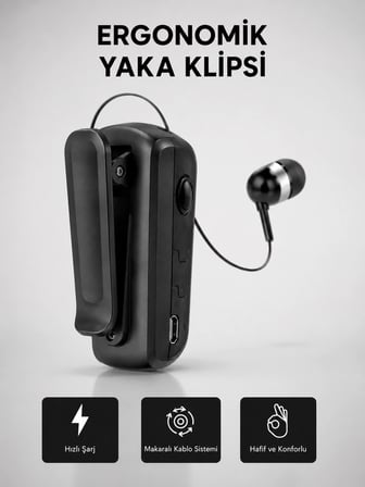 Karg Kablosuz Bluetooth Kulaklık – Gürültü Önleyici, Uzun Pil Ömürlü, Çift Cihaz Bağlantılı Najmaddin