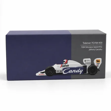 Ticaret  1/64 Toleman TG184 Johnny Cecotto 1984 Monaco Grand Prix Najmaddin
