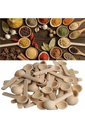 Tedar Bambu Baharat ve Reçel Kaşığı 6 Adet Najmaddin