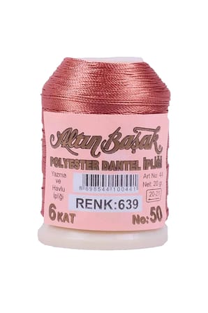 Tedar 3 Adet Altınbaşak Oya ve Dantel İpi 20 gr - Royaleks - No: 639 Najmaddin