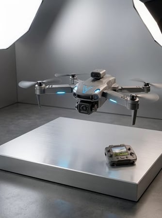 Hepsi Ekranlı Kumandalı Çift Kameralı Drone ile Havadan Çekim Najmaddin