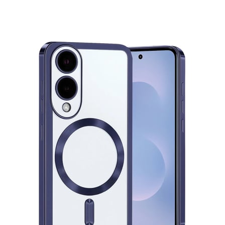 Tedar Samsung Uyumlu Galaxy S25 Edge Kross Magneticsafe Kapak - Lacivert Najmaddin