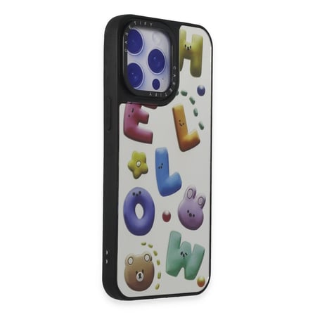 Bez iPhone 15 Pro Kılıf Mirror Desenli Kapak - Mirror - 15 Najmaddin