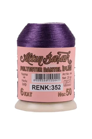 Tedar 3 Adet Altınbaşak Oya ve Dantel İpi 20 gr - Royaleks - No: 006 - 352 - 133 Najmaddin