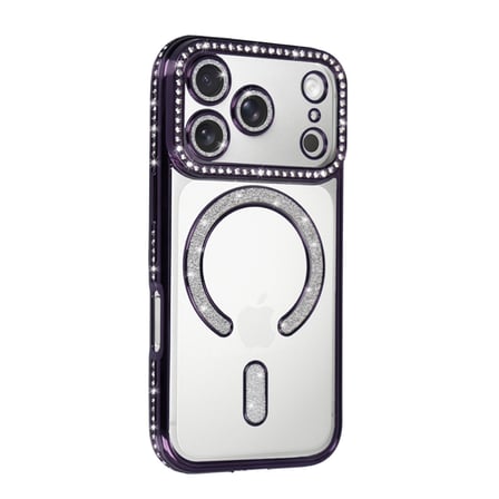 Bez iPhone 17 Pro Joke Simli Magneticsafe Kılıf - Derin Mor Najmaddin