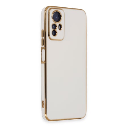 Bez Redmi Note 12S Kılıf Volet Silikon - Beyaz Najmaddin