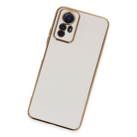 Bez Redmi Note 12S Kılıf Volet Silikon - Beyaz Najmaddin