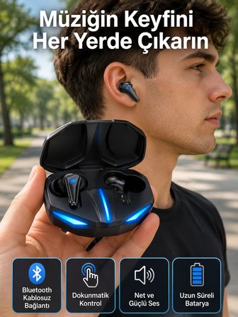 Karg Wireless  Kulaklık Mikrofonlu Bluetooth  Kulaklığı Najmaddin