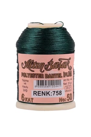 Tedar Altınbaşak Oya ve Dantel İpi 20 gr - Royaleks - No: 758 Najmaddin
