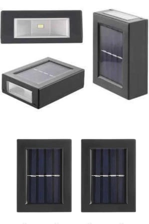 Karg Solar Güneş Enerjili Çift Taraflı Duvar Lambası Çift Taraflı Duvar Lamba Güneş Enerjili Yeni Nesil Najmaddin