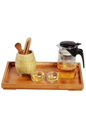 Tedar Bambu Çok Amaçlı Düzenleyici Sunum Tepsisi (33 Cm X 22 Cm) Royaleks-81287 Najmaddin
